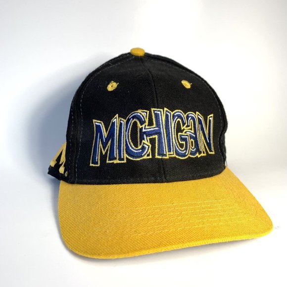 Top Of The World Michigan Wolverines Vintage TOW Fitted Hat SnapBack 6.5 - Picture 1 of 7